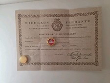 Reliquary Relic 1st class of Saint Simon AP. with Certificate 