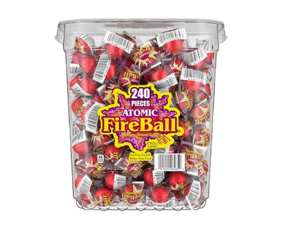 #ad Wonka Atomic Fireball Candy Cinnamon Flavor Individually Wrapped 7.5 g 240ct $39.99