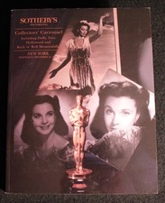 Sotheby's Catalog Gone with the Wind Vivien Leigh BEST ACTRESS Academy Award