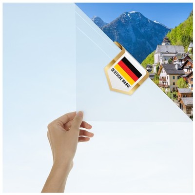 Blumtal Fensterfolie Blickdicht statisch haftend zuschneidbare Sichtschutzfolie