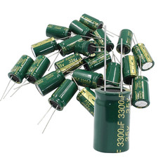 20Pcs 35V 3300UF Capacitor, 16X25Mm Aluminum Radial Capacitor High Frequency Ele