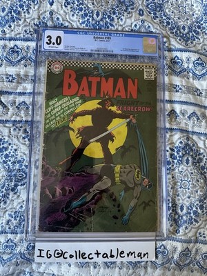 Batman #189 CGC 3.0 1967  1st SA app. Scarecrow