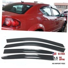 Smoke Tinted Window Visors Sun Vent Rain Wind Guard Deflector Shade Compatible