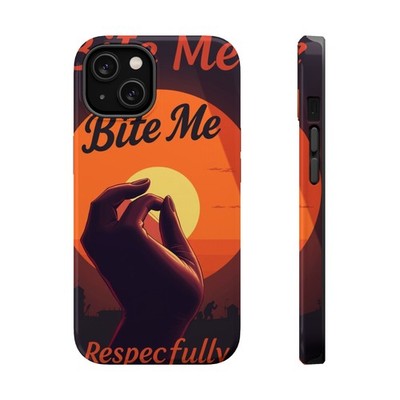 iPhone Case - Sunset Amber And Peach Bite Me Respectfully