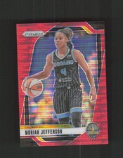 2024 Panini Prizm WNBA #131 Moriah Jefferson Red Pulsar Prizms #/299