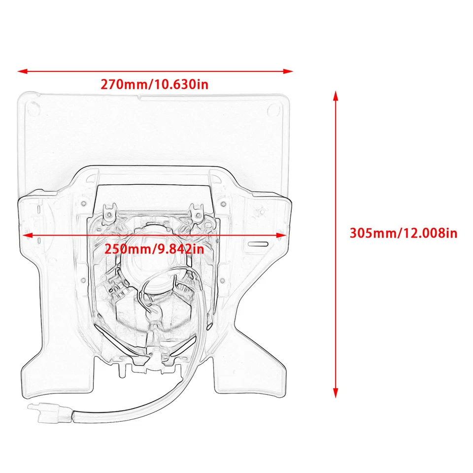 Headlight Assembly Kit For Husqvarna FC FE FX TC TE TX 125 250 300 350 450 501 - Image 2 of 4