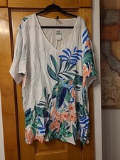 JANTZEN L Floral Magic Cella Tunic Swim Cover-up NWT 79