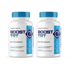 (2 Pack) Boost TRT Capsules, BoostTRT Male Performance Pills (120 Capsules)