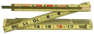 Lufkin Red End Extension Wood Rule, 6 Ft. - X46N