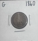 1860 Indian Head Cent | Copper-Nickel | Early Type | Civil War Era Coin