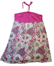 Vintage Y2K Liberty of London Target Dress Women's XL Halter Floral Print Tunic