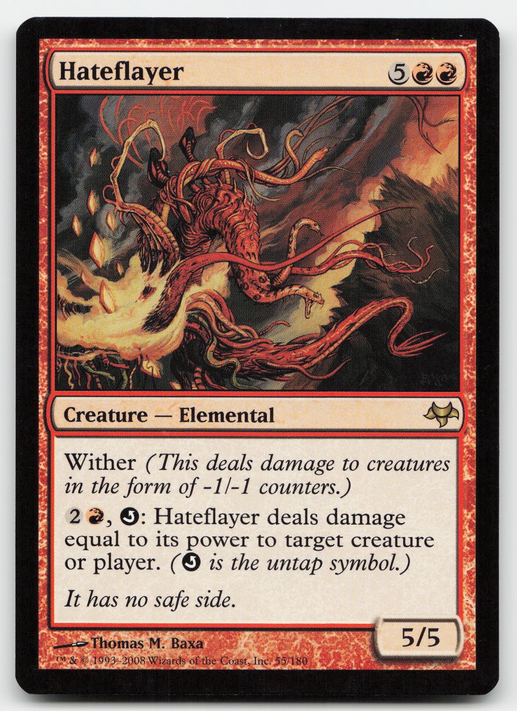 Hateflayer #55 (LP) Eventide EVE Magic MTG