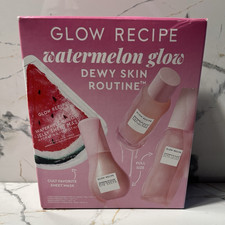Glow Recipe Watermelon Glow Hydrating Set Toner Serum Moisturizer Sheet Mask