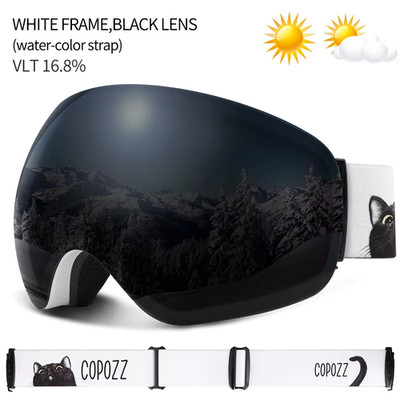 Skibrille Snowboard Antibeschlag UV400 Weitsicht Skifahren Schneebrille UK