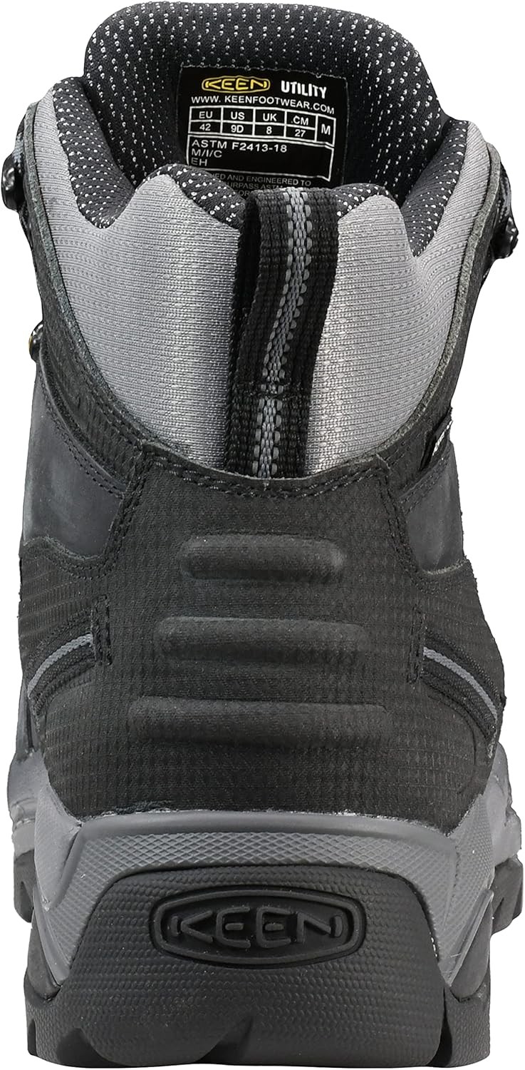 KEEN Utility Men's Pittsburgh 6" Leather Waterproof Steel Toe Work Boot image 3