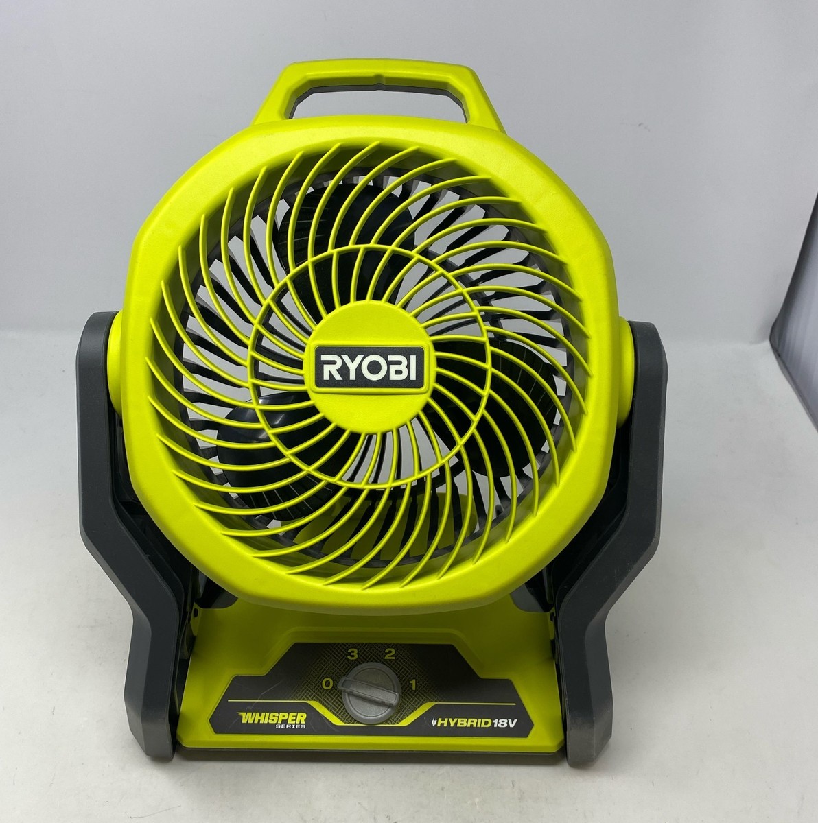 RYOBI ONE+ 18V Hybrid in Whisper Series Fan Hyper Green