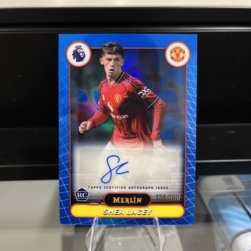 2026 Topps Chrome Merlin Premier League Shea Lacey RC Auto Blue /150