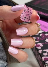 Red Aspen Press On Nails- I'm a Limited Edition, Eisley-Medium -Coffin- Leopard