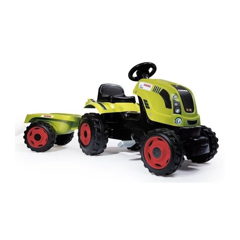 Tracteur a pedales Smoby Claas Farmer XL pour jouer dans le jardin en famille