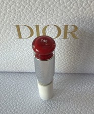RARE DIOR DIOR ADDICT LIPSTICK 745 RE D VOLUTION in white cap New 1free sample