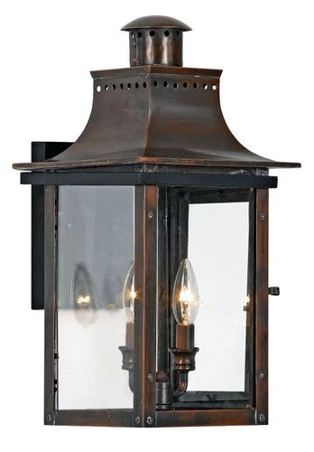 Quoizel CM8410AC Chalmers Outdoor Lantern in Copper - Picture 1 of 5
