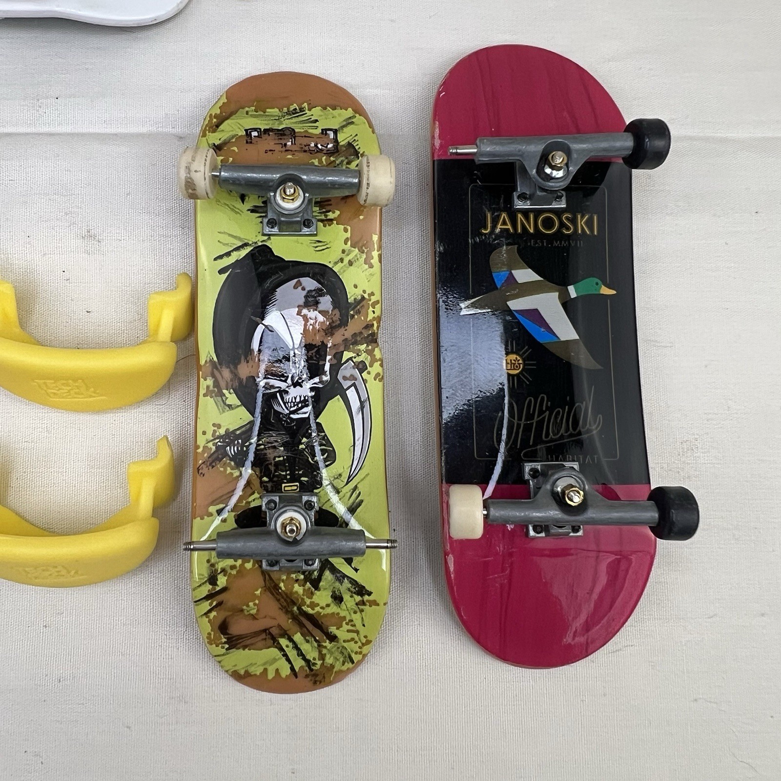 12 Tech Deck Finger Skateboards Anti Hero  Stevie Williams Stefan Janoski As Is