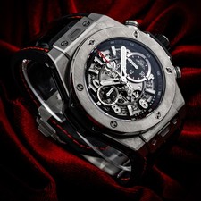 Hublot Big Bang Unico 44mm Skeleton Dial Titanium 411.NX.1170.RX Box & Papers 9