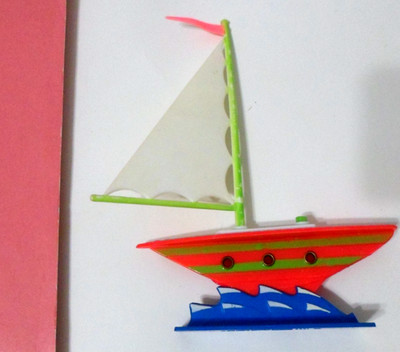 VTG 1969 IDEAL FLATSY DOLL BONNIE SAILBOAT  BOAT ACCESSORY TOY