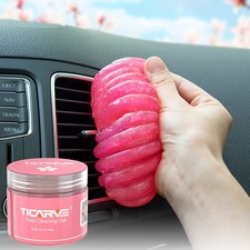 TICARVE Car Cleaning Gel Detailing Putty Auto Rose Red 1 Pack