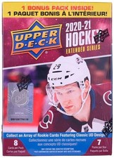 2020-21 UPPER DECK EXTENDED BLASTER BOX SEALED HOCKEY FIRST RC CARDS QTY AVAIL