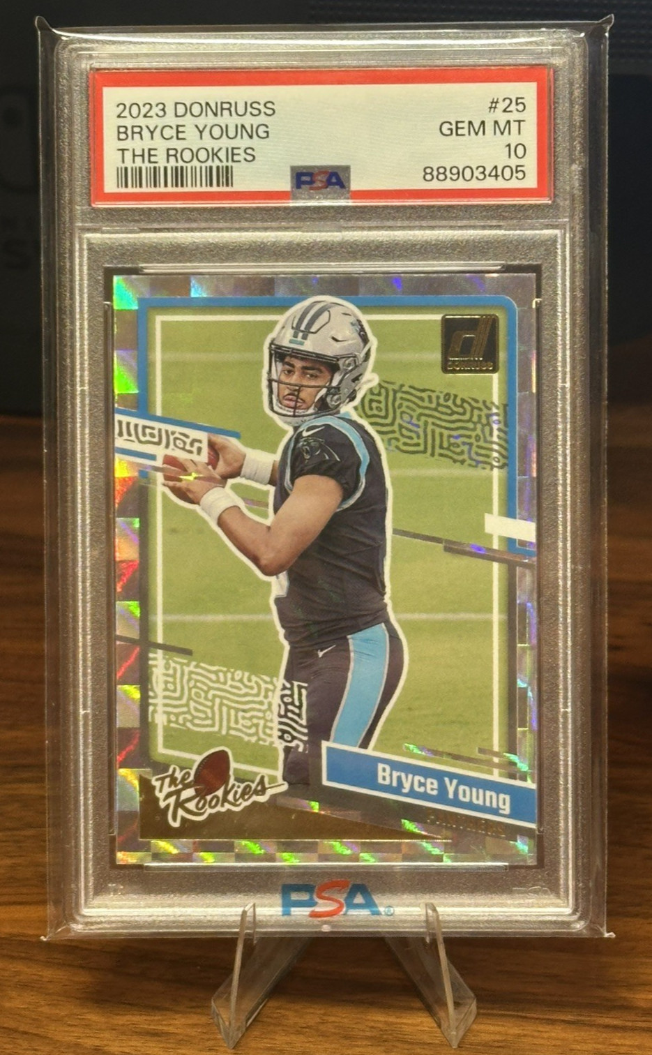 Bryce Young Panini Donruss the Rookies #25 Base