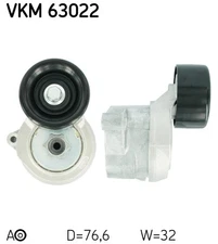 VKM 63022 SKF tensioner pulley, V-ribbed belt for Honda