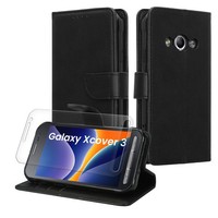 Kunstleder HandyhüLle FüR Samsung Galaxy Xcover 3 HüLle Brieftasche