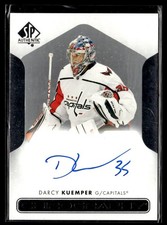 2022-23 SP Authentic Chirography Darcy Kuemper Auto Washington Capitals #C-DK