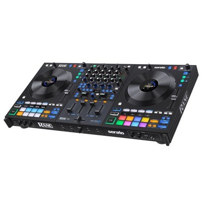 Controller RANE FOUR 4 Decks 8.5 Jog Wheels Mixer Serato Black DJ Stems Displays