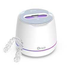 Hoffeins Ultrasonic Retainer Cleaner Machine 45kHz 200ml Portable Ultra White