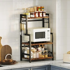 Kitchen Countertop Organizer,3 Tier Large Spice Rack Organizer with Adjustabl...