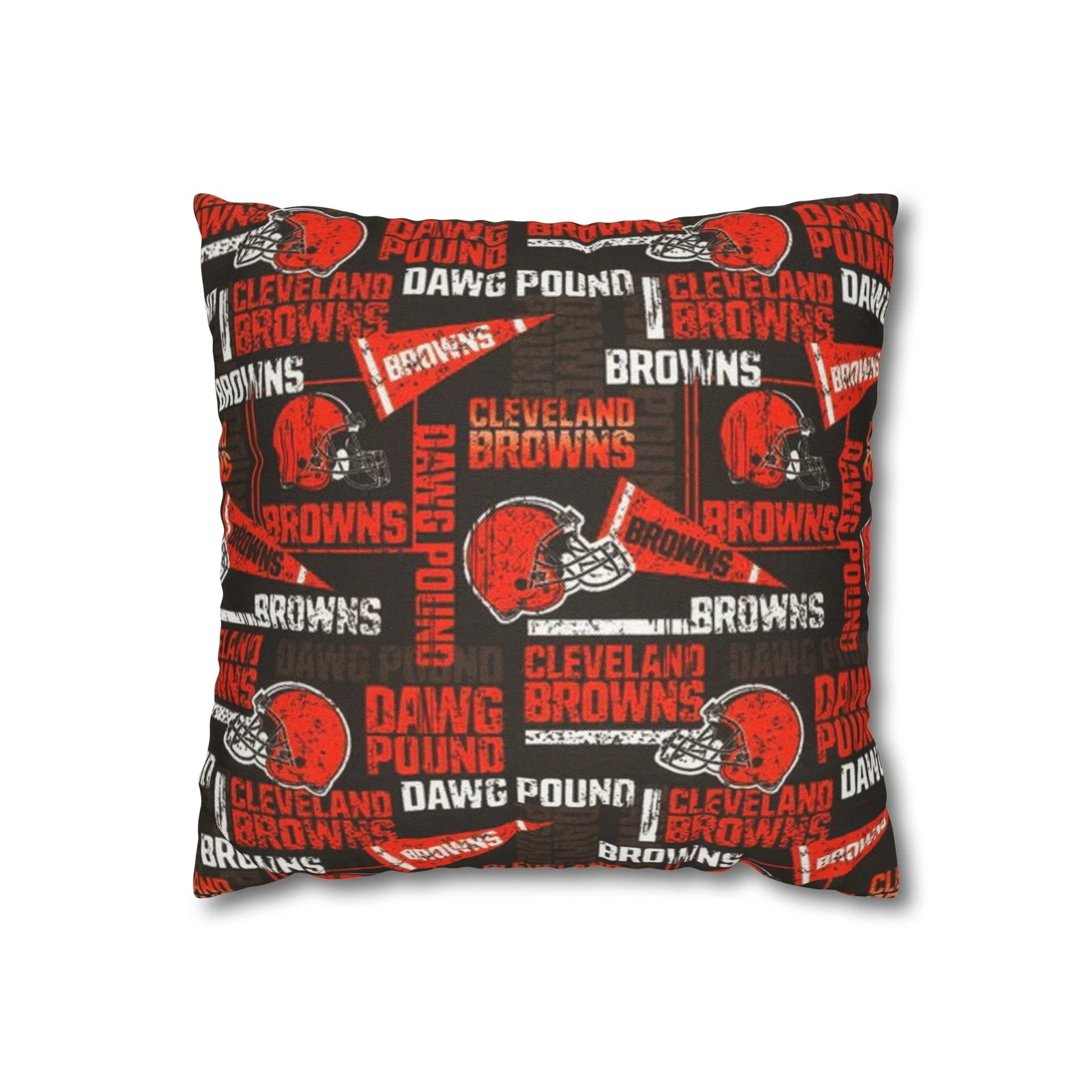 Cleveland Browns Spun Square Pillow Cover