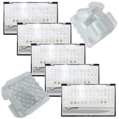 5X Ceramic Self Ligating Brackets Damon Clear Orthodontic Braces MBT 022 345 5-5