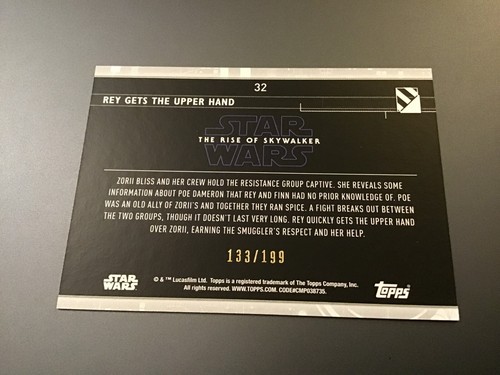 Topps Star Wars Rey BASE INSERTS PARALLELS pick a Jedi - Picture 145 of 275