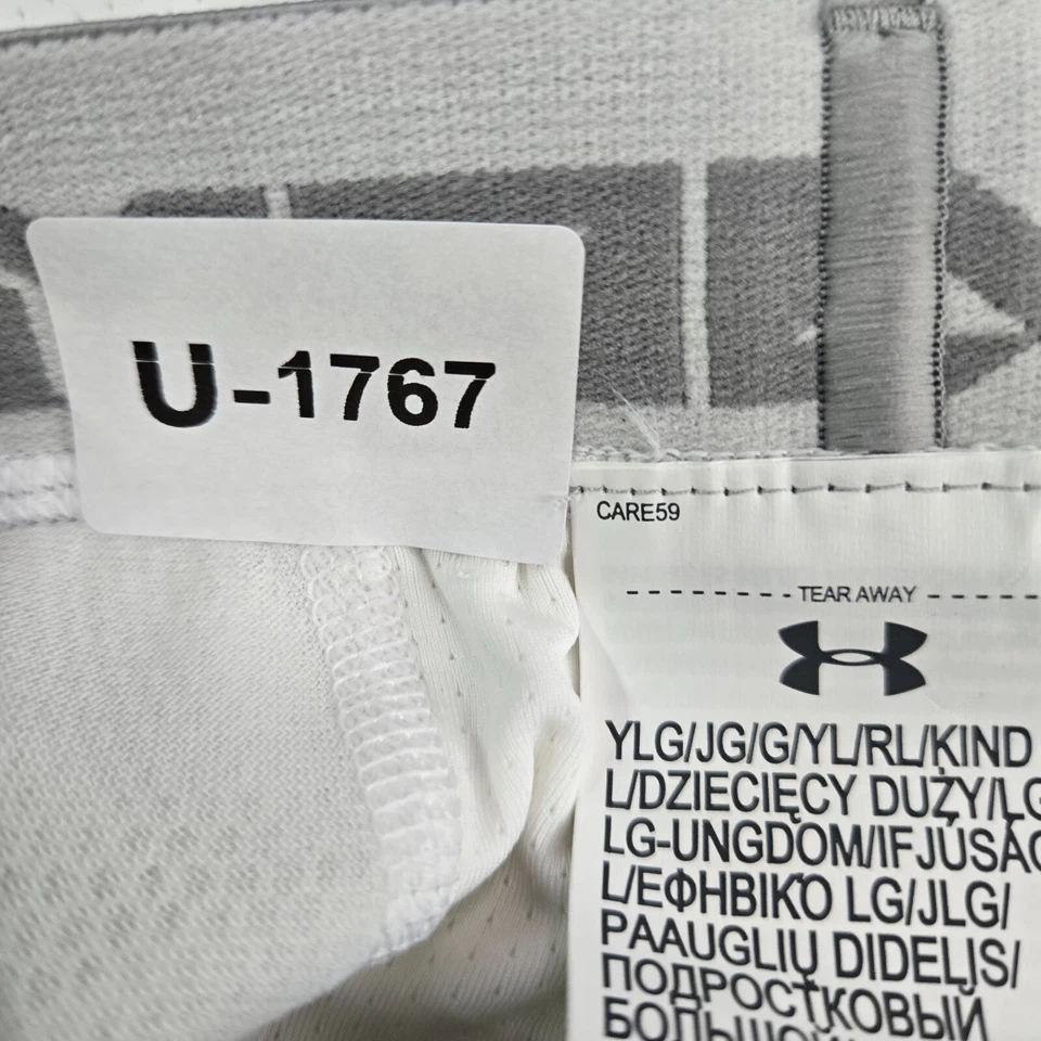 Under Armour Boys Activewear Shorts Large White Football Girdle Cup Padded NWT - Image 2 of 4