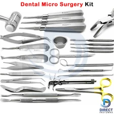Dental Surgical Oral Surgery Extracting Elevators Bone Implant Surgery Micro Kit