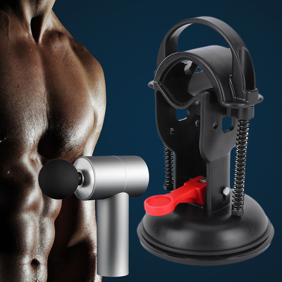 Massage Gun Mount No Drill Massage Gun Stand with Safety Rope Fit All