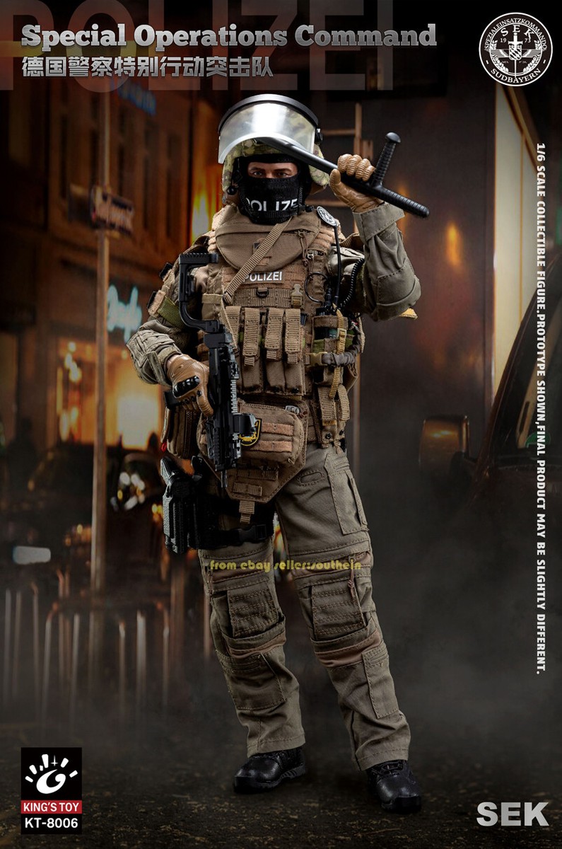 King'S 1/6 German Police Special Operations Assault Team Sek Kt