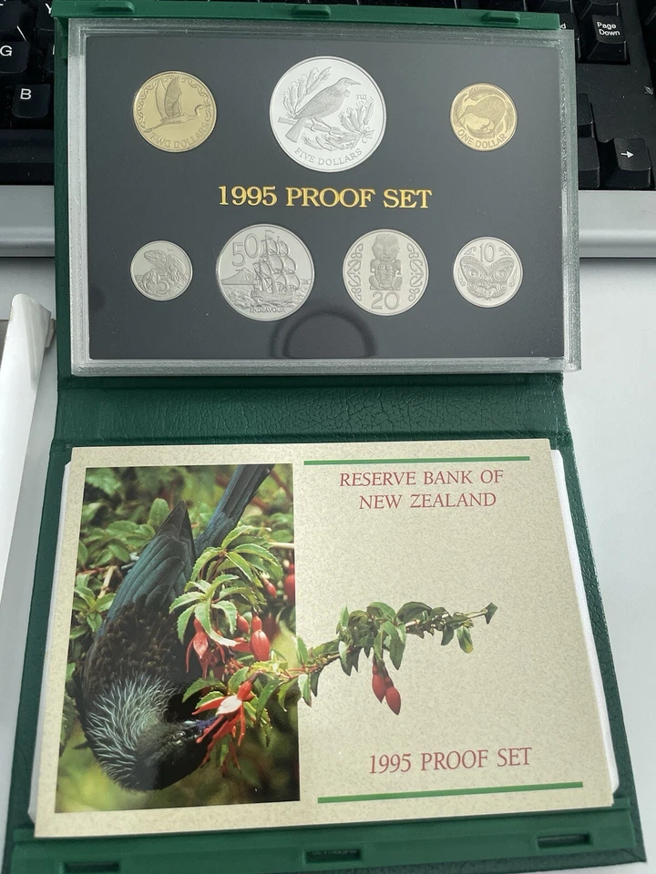 New Zealand - 1995 - Silver Proof Coins Set -- Tui - Image 2 of 4
