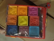 B. toys One Two Squeeze Baby Blocks - Building Blocks for Toddlers Educational