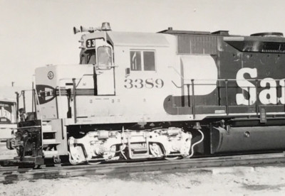 Atchison Topeka & Santa Fe Railway Railroad ATSF #3389 GP35 ...