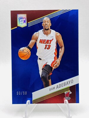 2022-23 Panini Donruss Elite Bam Adebayo BLUE Parallel /99 Heat
