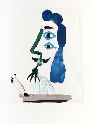 Pablo Picasso, Le Peintre et sa Palette, Lithograph on Arches Paper