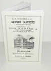 Wanzer Sewing Machine and Attachments Instructions Copy